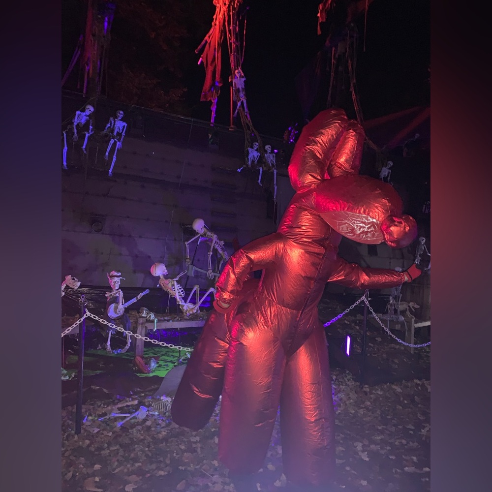 Spirit Red Inflatable Balloon Dog Costume - Picture 3 of 9